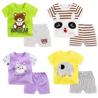 Combo 3 Bộ Bé Gái - Bé Trai Cotton (giao mẫu ngẫu nhiên)