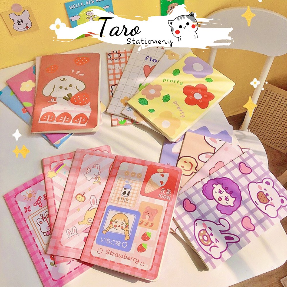 Vở kẻ ngang A5 phong cách Hàn Quốc cute K13 Taro Stationery