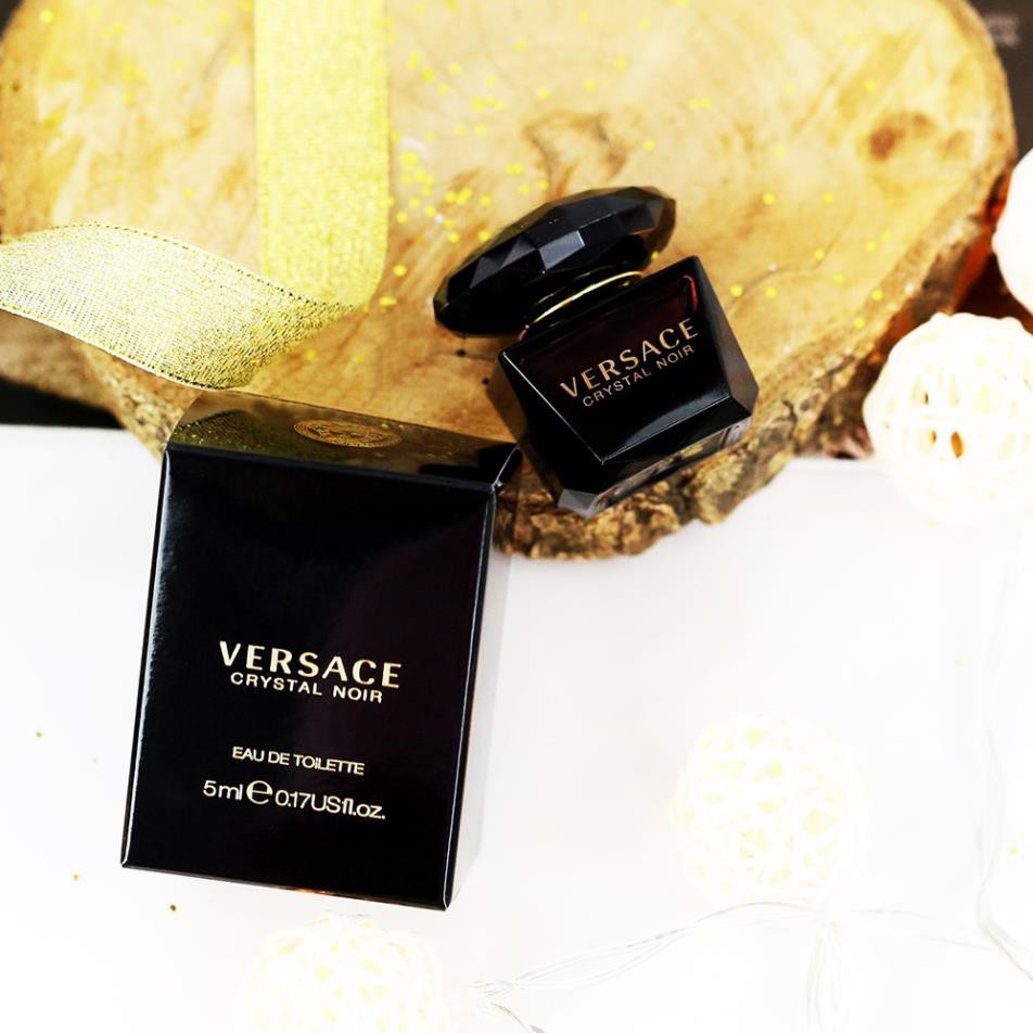 [FREESHIP ĐƠN 99K] - Bộ 2 nước hoa nam nữ VERSACE Dylan EDT & VERSACE Crystal Noir EDT 5ml x 2 | Thế Giới Skin Care