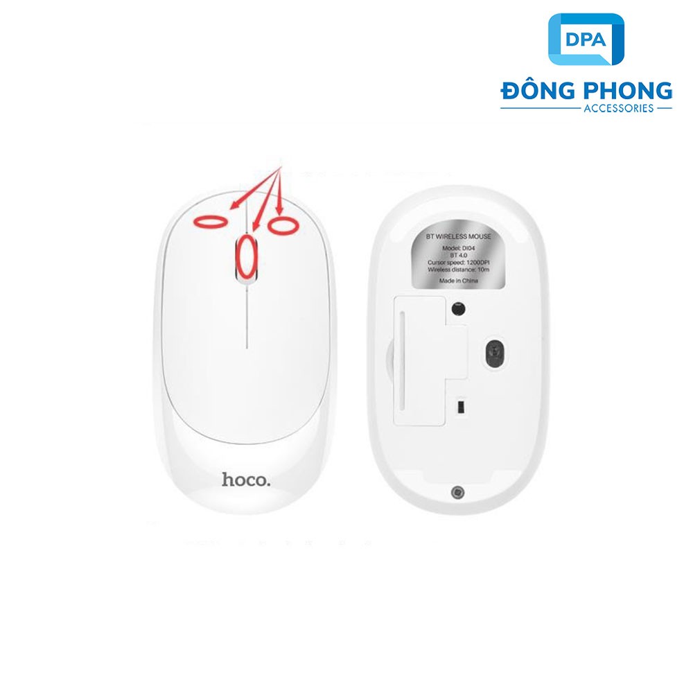  Combo Chuột & Bàn Phím Không Dây Hoco Di05 Chính Hãng Kết Nối Qua Bluetooth