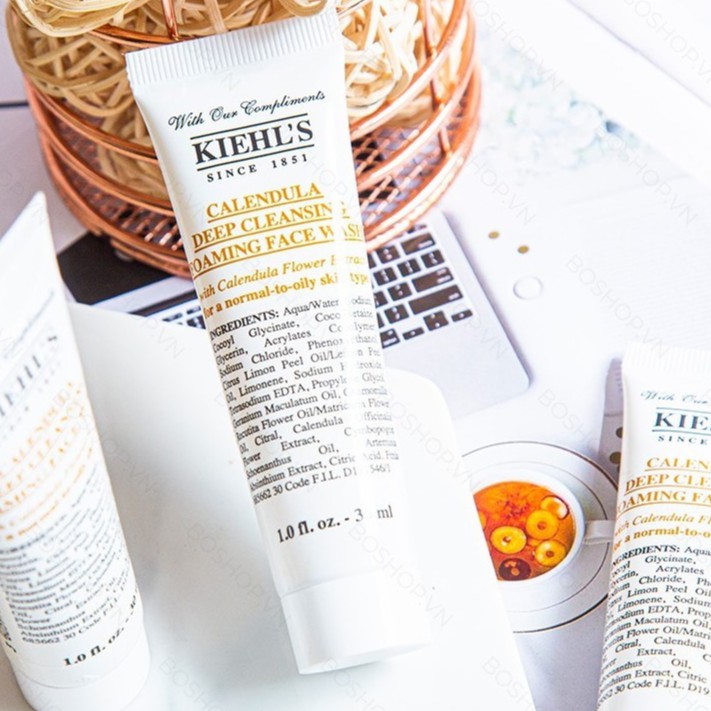 Sữa Rửa Mặt Kiehl's Hoa Cúc Kiehls Calendula Deep Cleansing Foaming Face Wash (30ML)