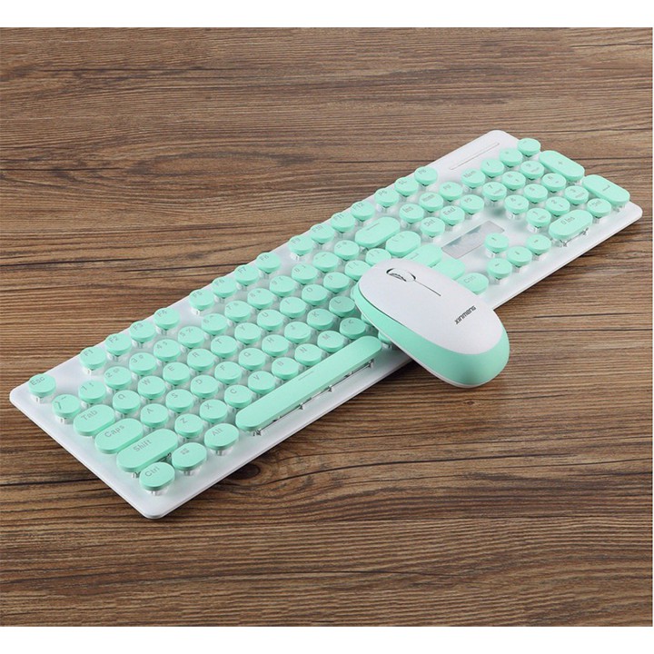 Bộ bàn phím chuột không dây, có dây chống tràn nước N520 N518 - PC05 PC38