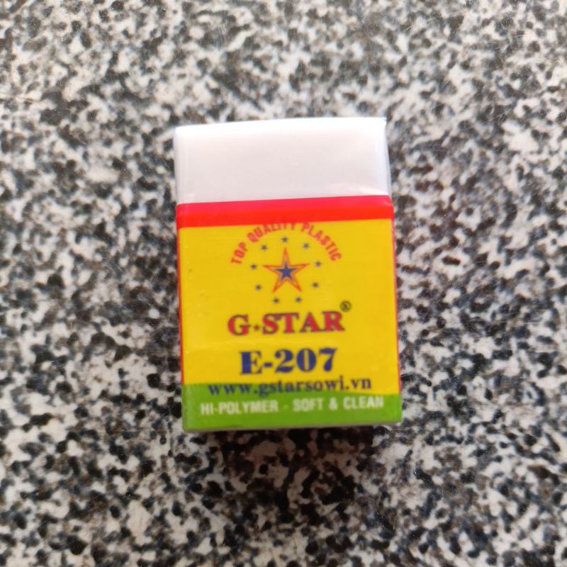 Gôm tẩy E-207 màu trắng