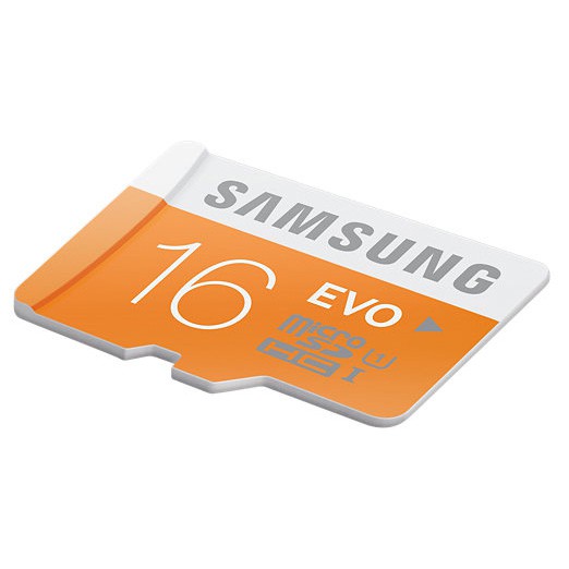 Thẻ Nhớ MicroSDHC Samsung Evo 16gb UHS-I U1 80MB/s kèm Adapter (Cam)