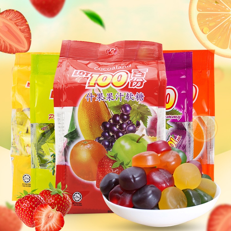 KẸO DẺO TRÁI CÂY LOT 100 GÓI 150G