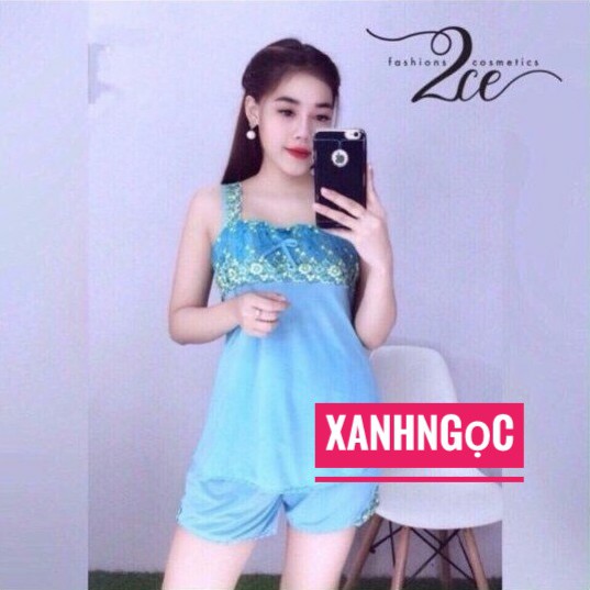 Đồ bộ mặc nhà- đồ bộ thun lạnh đùi mã 24