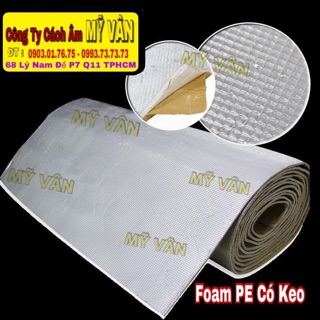 1 MÉT VUÔNG dày 2cm  CÁCH NHIỆT - BẢO ÔN - CÓ KEO DÁN SẴN