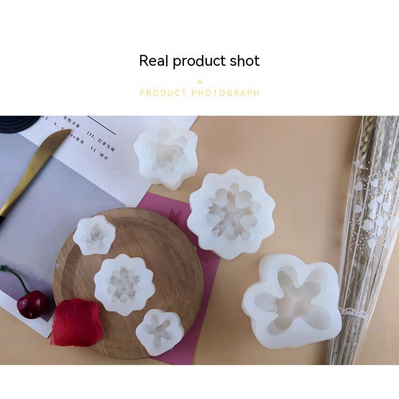 Khuôn Silicone Tạo Hình Làm Xà Phòng Hình Cây Xương Rồng DIY