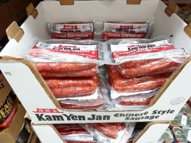 2 TÚI LẠP XƯỞNG MỸ KAM YEN JAM CHINESE STYLE SAUSAGES - 1KG