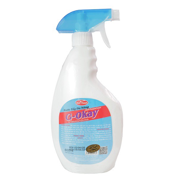 Nước tẩy xoong nồi đa năng G-Okay 680ml , tẩy sạch gỉ sét, tẩy vết dơ, vết cháy nồi, xoong, chảo, inox cực mạnh.