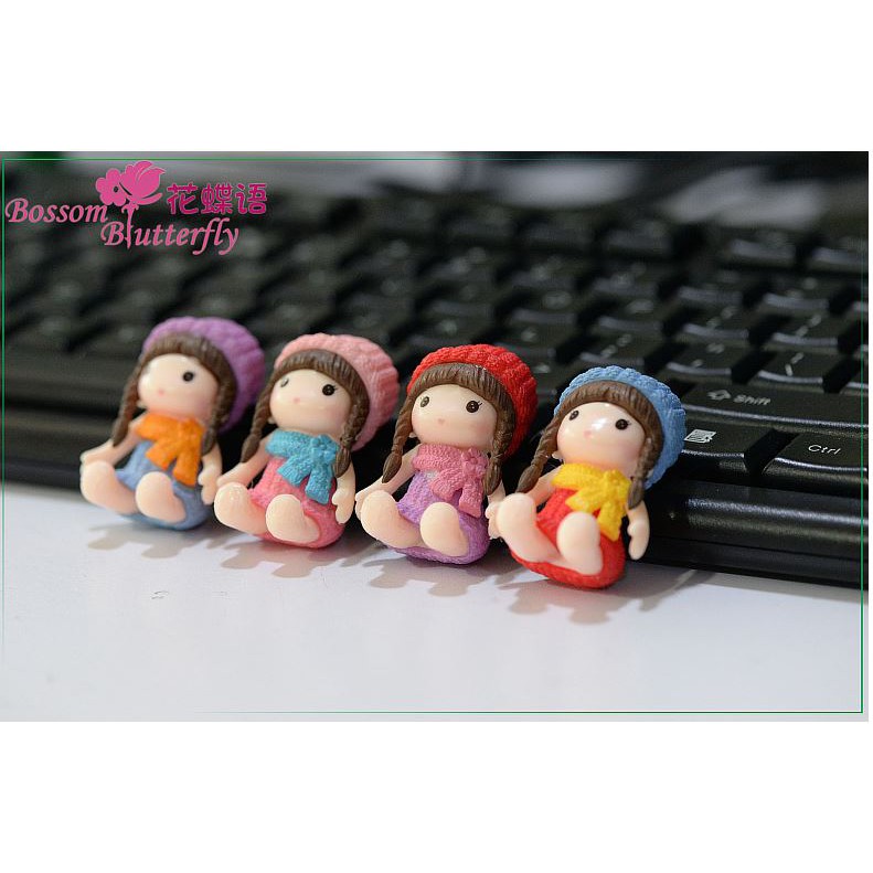 Bộ 2 búp bê tóc bím xinh xắn Minidoll