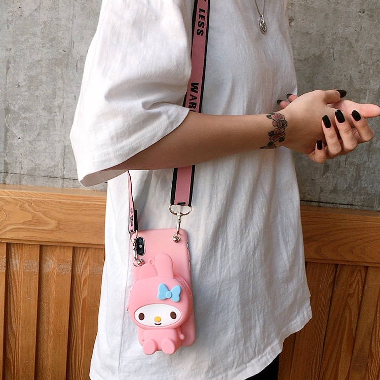 Wallet Melody Cinnamoroll huawei p10 p20lite p30 pro nova3e 4e mate10 20 30 phone strap