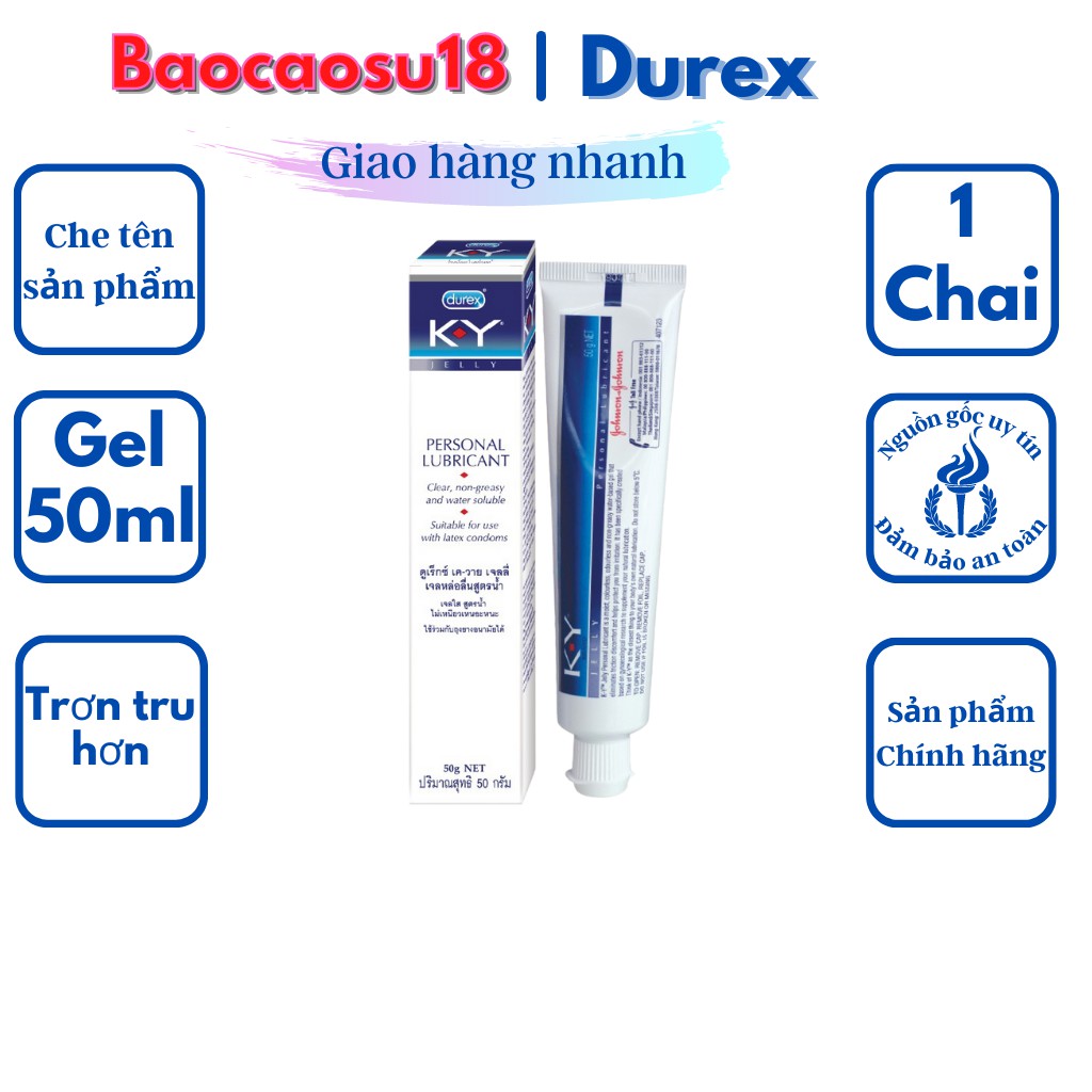 Bộ 2 Bao Cao Su Siêu Mỏng Durex Kingtex 12 bao và Gel bôi trơn Durex Ky. Tăng cường nhiệt khi yêu.