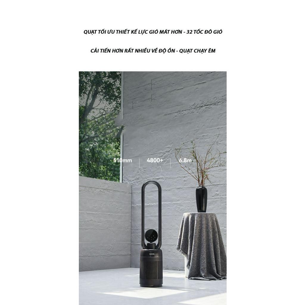 Quạt Không Cánh Phun Sương Lọc Không Khí DWAM06 – 32 Tốc Độ Gió –Khử Mùi Khử Trùng UV-Thiết Kế Cải Tiến 2023