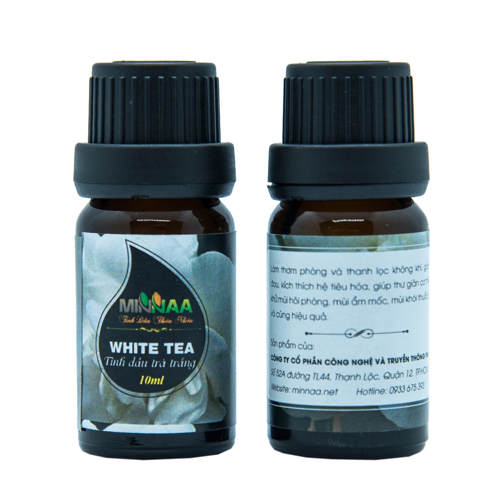 Tinh dầu thiên nhiên trà trắng 10ml, Tinh dầu Minnaa