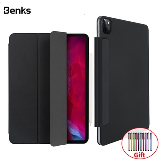 Benks No Frame Magnetic Protector Cover Case Smart Wake-up Sleep Flip Shell for iPad Pro 11 12.9 M1 2021 Air4 10.9 inch 2020 2018 With Pencil Slot