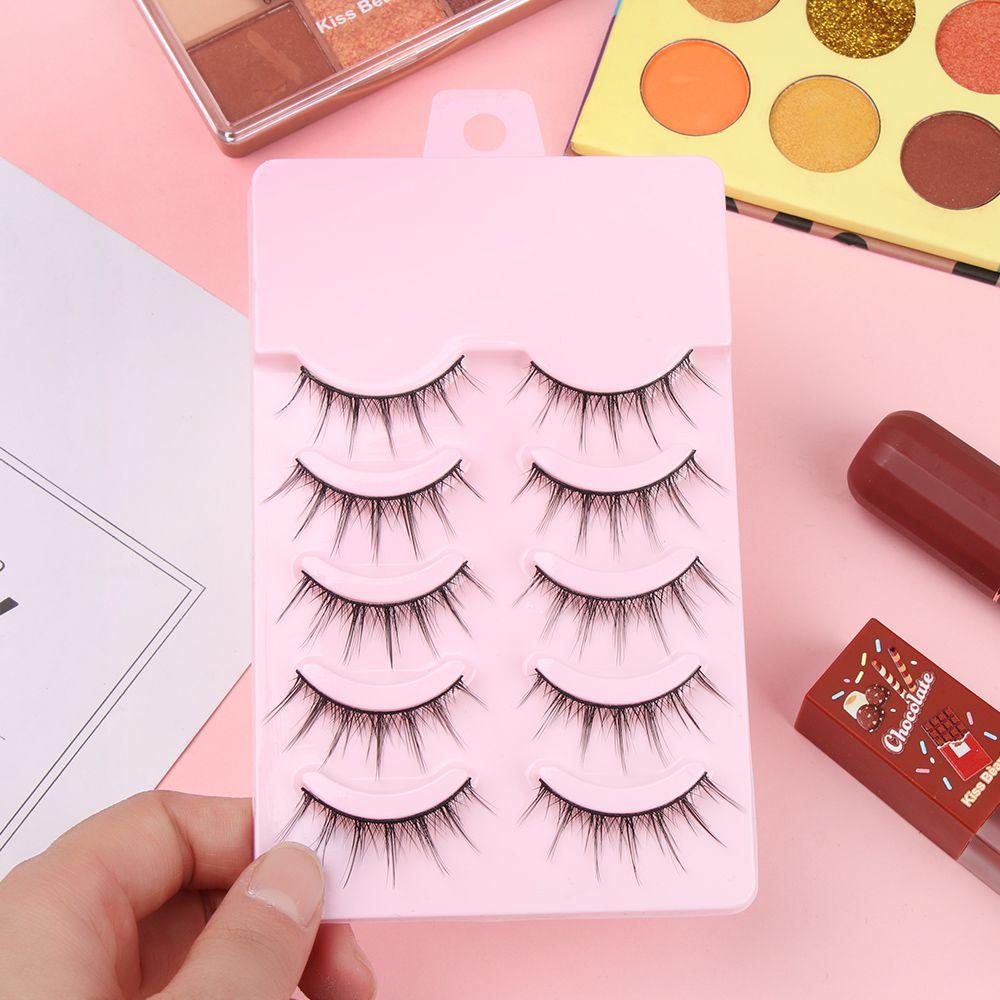 LAY Cặp Lông Mi Giả 3D Dày Tự Nhiên Phong Cách Lolita Dành Cho Nữ