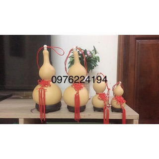 Quả bầu hồ lô thật không vẽ hình có nắp