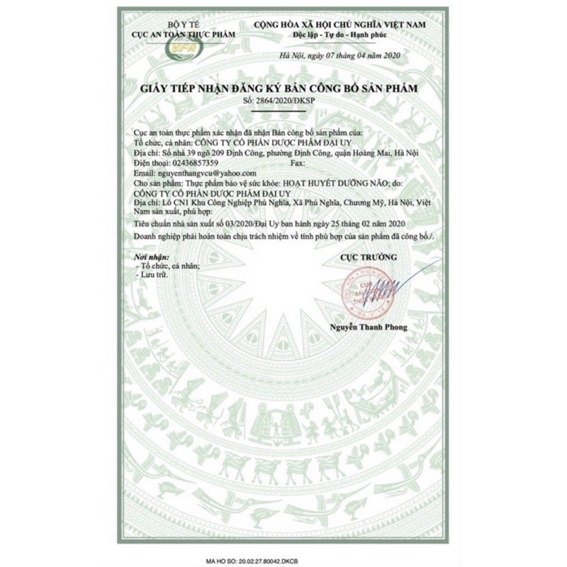 Hoạt Huyết Dưỡng Não ĐẠI Y - hộp 100 viên | BigBuy360 - bigbuy360.vn