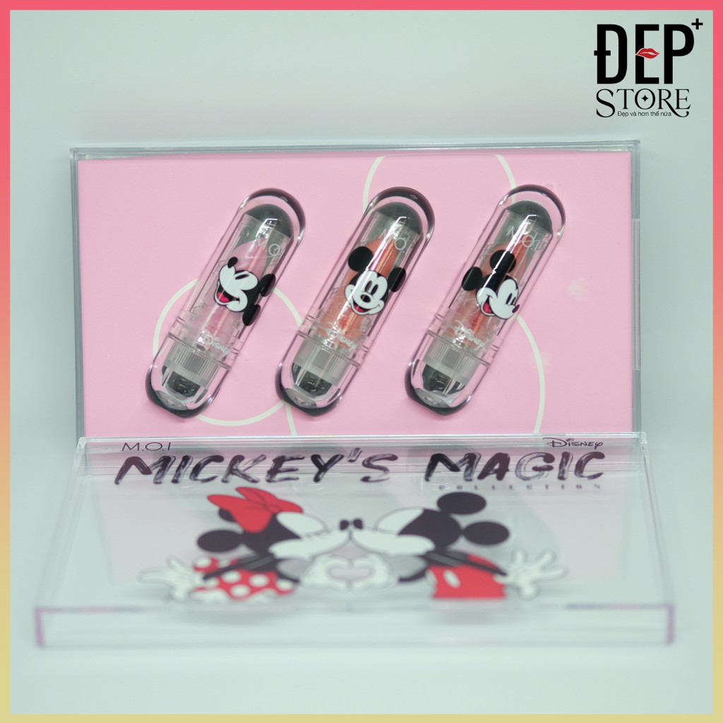 Son Dưỡng Có Màu Mickey - M.O.i Cosmetics bản giới hạn - Son Dưỡng Môi Hồ Ngọc Hà - Magic Lips