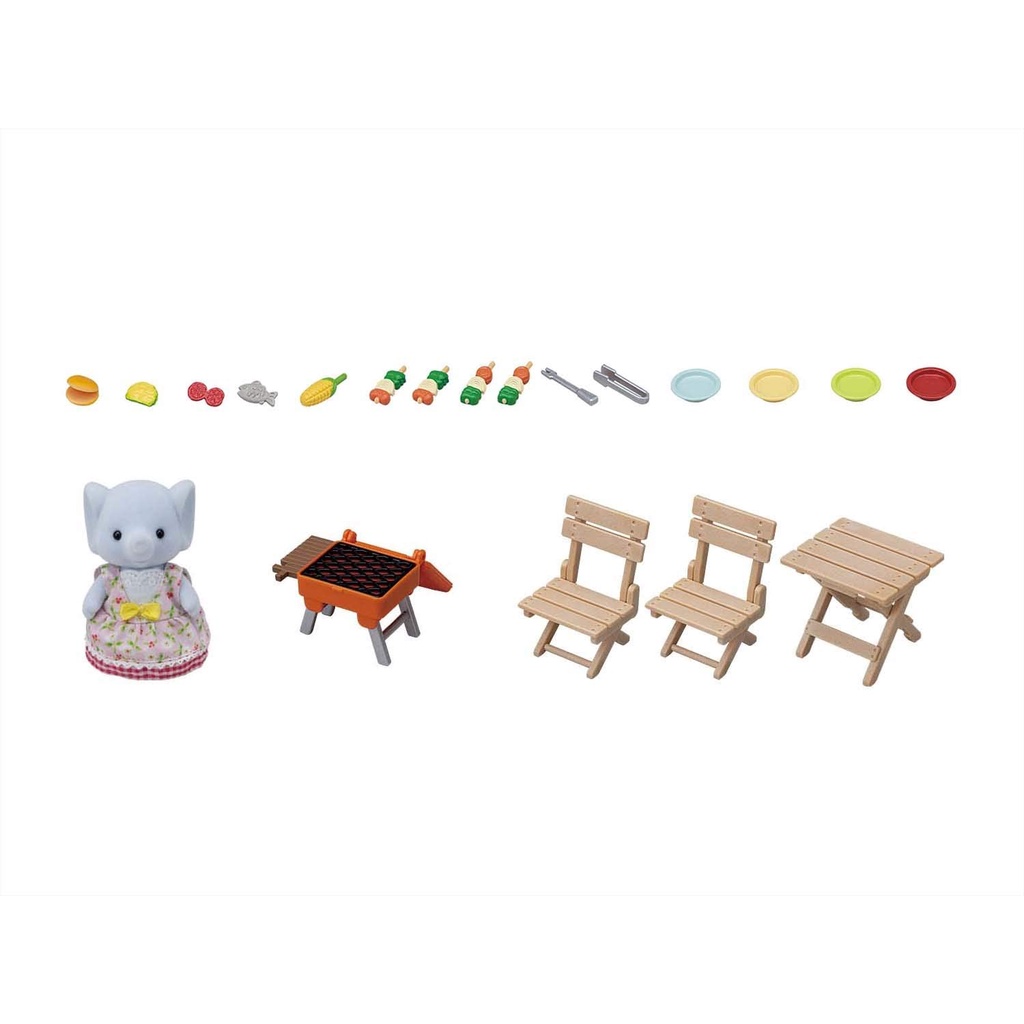 Sylvanian Families Bộ Tiệc Đồ Nướng Ngoài Trời Outdoor BBQ Set