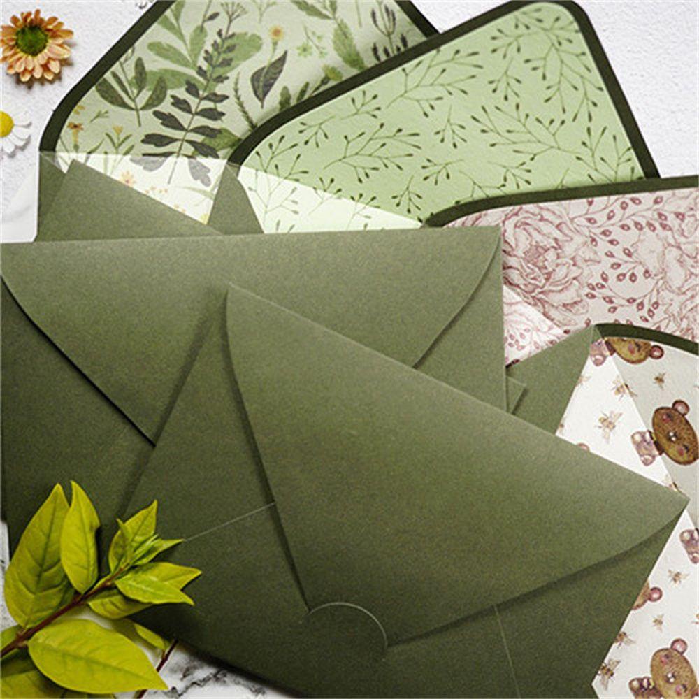 Thiệp Giấy In Hình Quả Bơ Màu Xanh Lá DIY