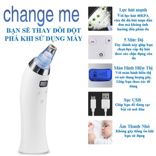 Máy Hút Mụn Đầu Đen mini Đa Năng