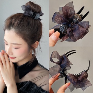 Kẹp tóc đính nơ Hàn Quốc