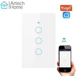 Công tắc Tuya 3 nút mod dành cho Cửa cuốn