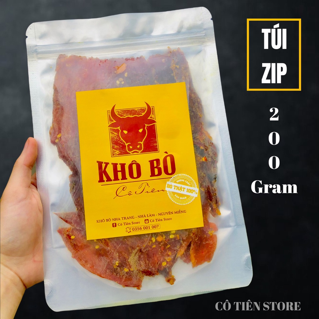 KHÔ BÒ CÔ TIÊN NGUYÊN MIẾNG (200gr / 500gr) nhà làm chất lượng cao | BigBuy360 - bigbuy360.vn
