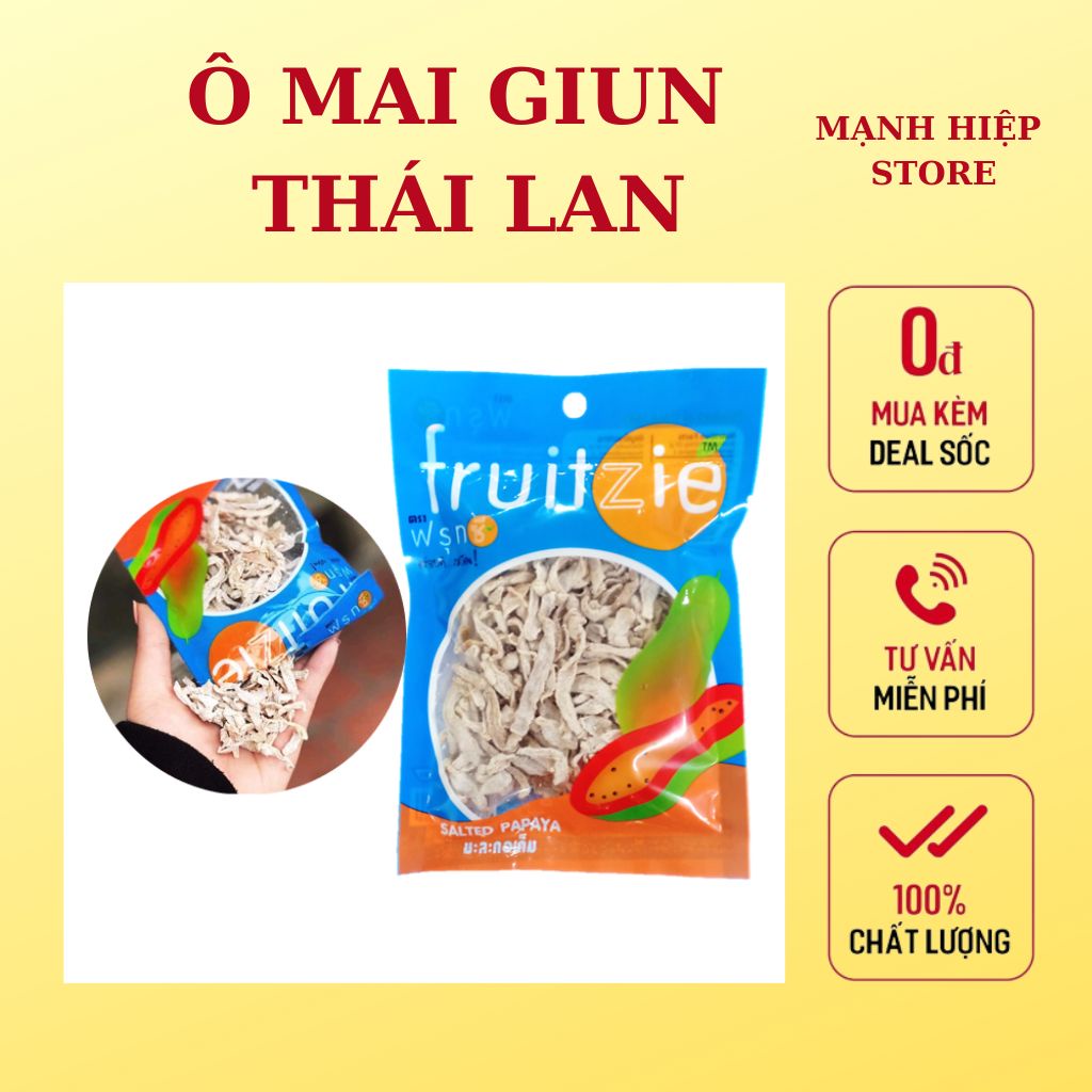 Ô mai giun Thái Lan 20k/ 1 gói 50g