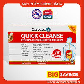 Bộ thải độc tố 15 ngày [Úc] Bộ thải độc tố Quick Cleanse Caruso's [Chính hãng]