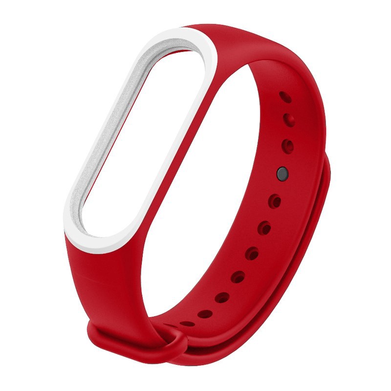 Dây đeo bằng silicone nhiều màu cho đồng hồ thông minh Xiaomi Mi Band 3 4 ( 20 màu tùy chọn )