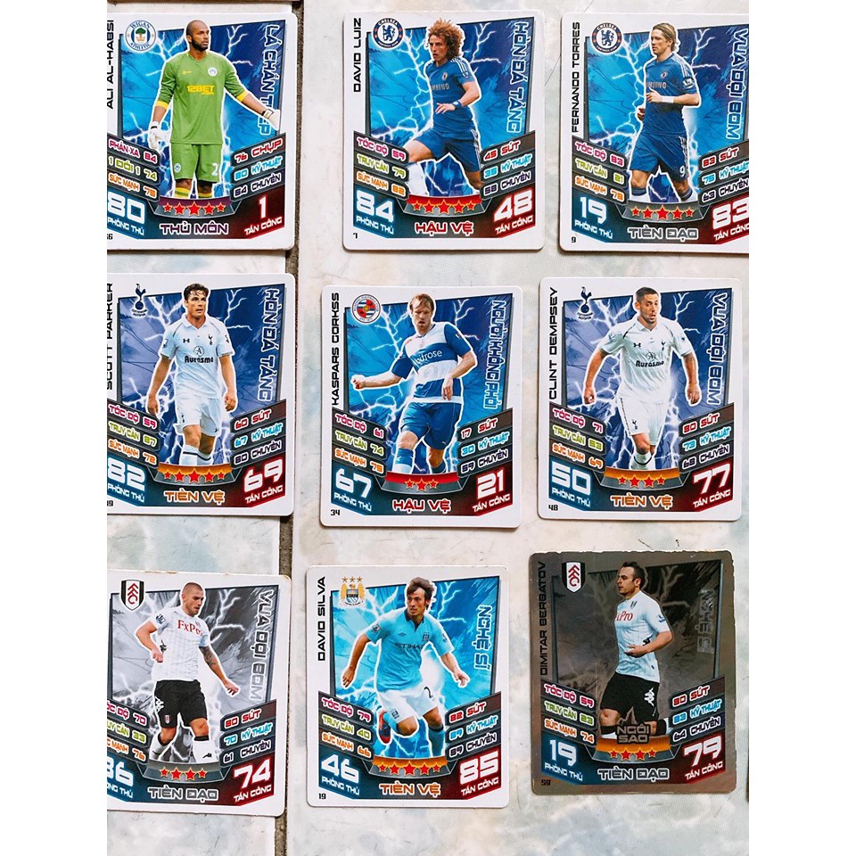 THẺ MATCH ATTAX 2012/2013