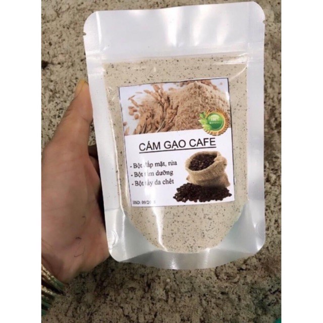 Bột Cám Gạo Coffee Tắm Tẩy Tế Bào Chết Đắp Mặt Nạ