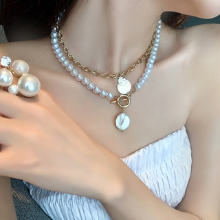 Vòng Cổ Đính Ngọc Trai Sang Trọng Hợp Thời Trang 2021