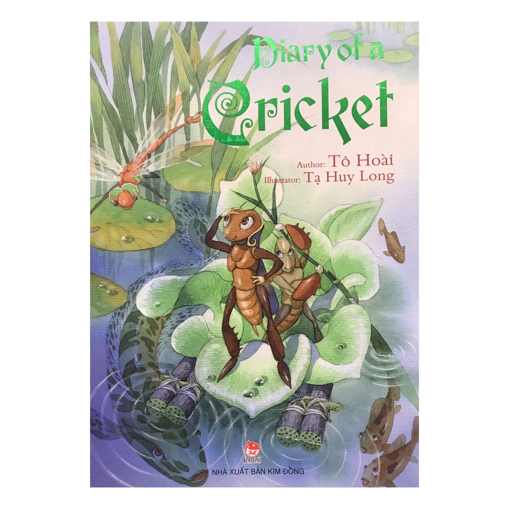 Sách - Dế Mèn Phiêu Lưu Ký - Diary of a Cricket (Bản Tiếng Anh - Tạ Huy Long Minh Họa)