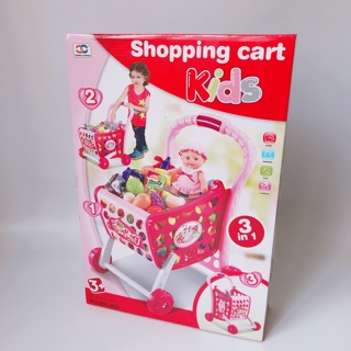 XE ĐẨy siêu thị cho bé gái