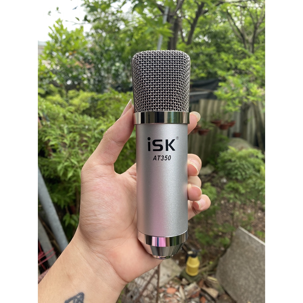 Bộ Mic Hát Livestream Sound Card K600 &amp; Mic AT350 . Chất Âm Cực Hay , Livestream Bigo , Facebook , Tiktok