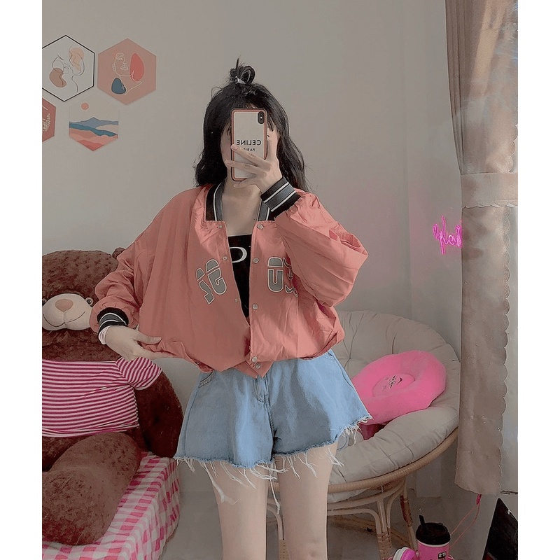 Áo Khoác Bomber Nữ 2 Lớp HP99  - ĐĂNG QUANG FASHION