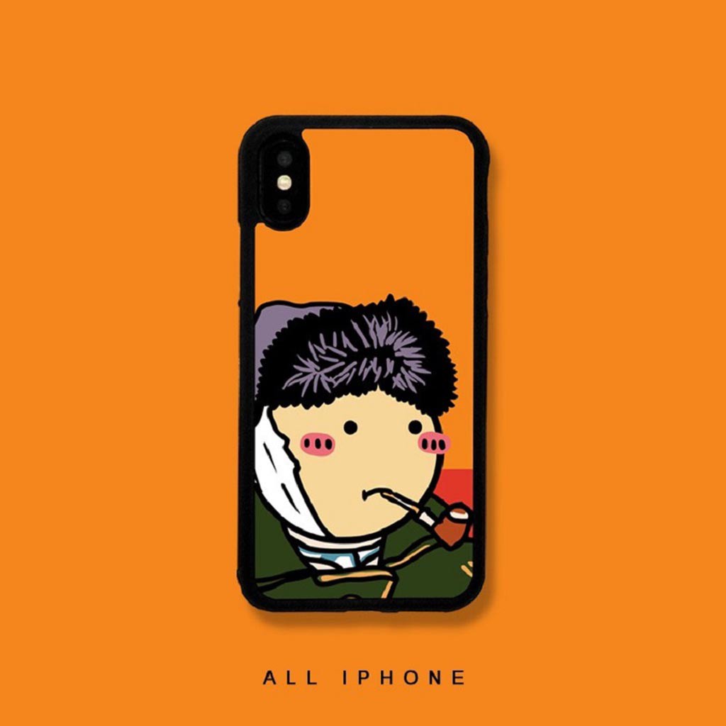 Ốp Lưng Iphone Cao Cấp Full Viền Chống Sóc Chống Bẩn Cậu Bé Ngậm Tẩu Thuốc Dành Cho Tất Cả Dòng Iphone từ 6 đến 11promax | BigBuy360 - bigbuy360.vn