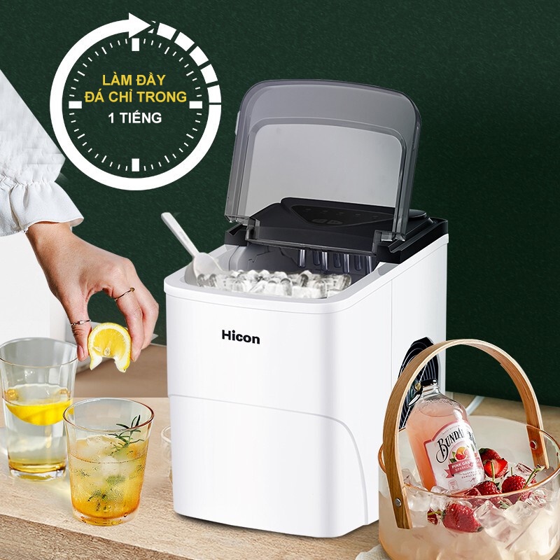 Máy làm đá viên Xiaomi Hicon HZB-16AL Công suất mạnh mẽ đá viên thời gian nhanh chóng