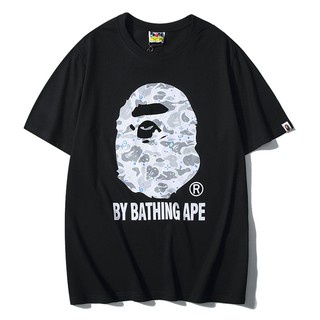 Áo thun Abathing Ape Head Galaxy, Tee Bape khỉ Galaxy, 100% Cotton, 2 màu đen, trắng BapeVN