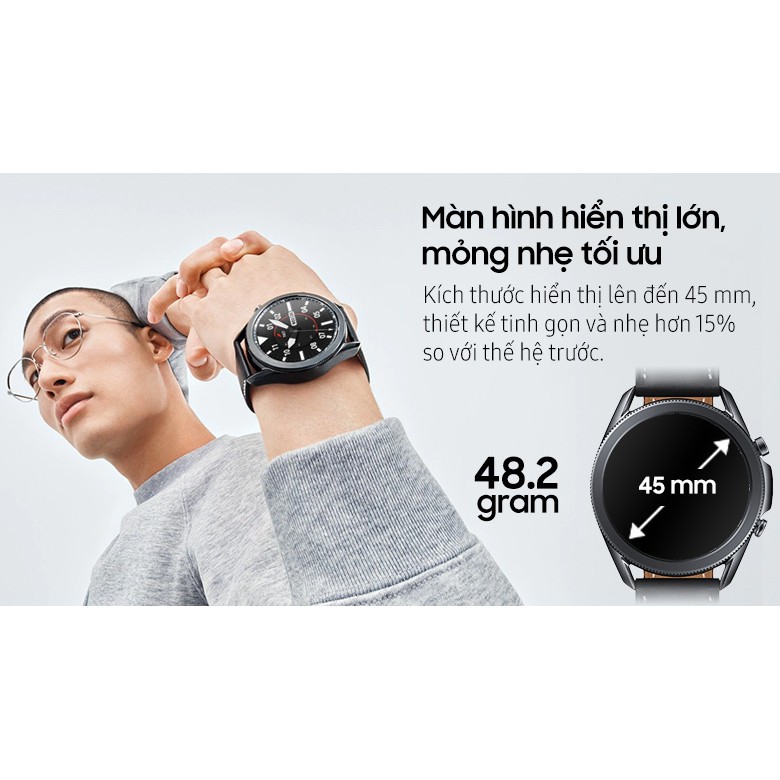 Đồng hồ thông minh Samsung Galaxy Watch 3 - Hàng Chính Hãng