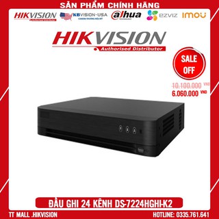 ĐẦU GHI HDTVI 24 KÊNH HIKVISION DS-7224HGHI-K2