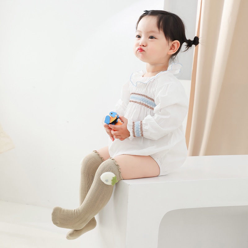 Vớ dài mềm mại co giãn giữ ấm mùa thu đông cho bé
