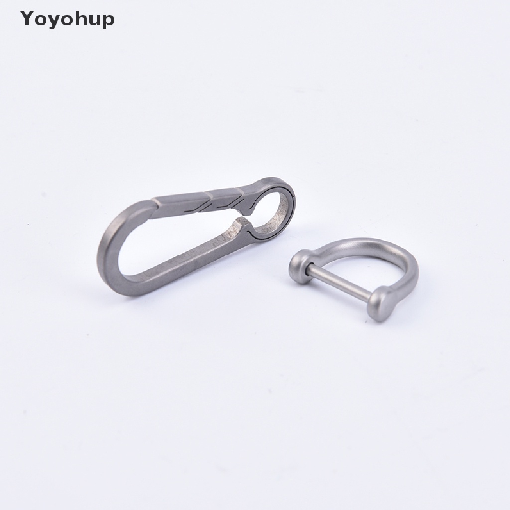 Móc chìa khóa bằng hợp kim titan EDC cao cấp
