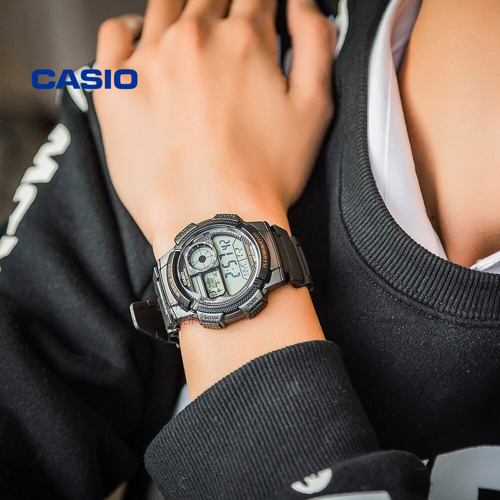 Đồng hồ nam CASIO AE-1000W-1AVDF thể thao chính hãng - Bảo hành 1 năm, Thay pin miễn