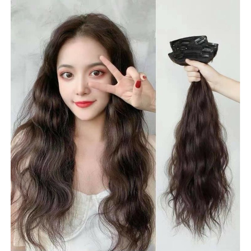 combo 3 dãy kẹp xù FREESHIP MẪU XÙ
