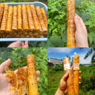 Bánh tráng nướng cuộn mắm ruốt Thảo Nhiên làm tại nhà thơm ngon